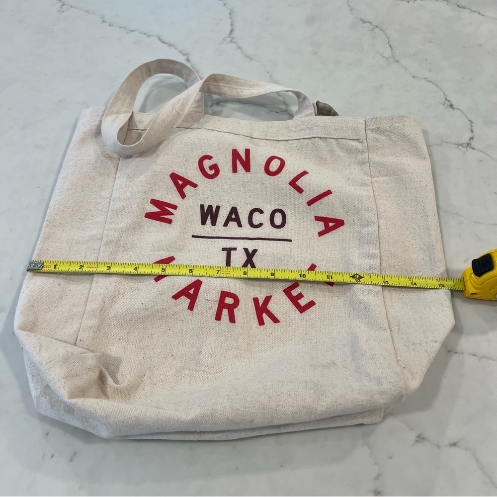 Magnolia Market Cream Tote Bag - Picture 4 of 6